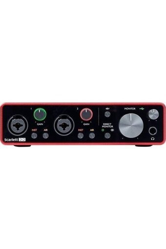 Focusrite Scarlett 2i2 3.5 mm Ses Kartı