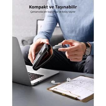 Ugreen 3.5 mm Tek Girişli Harici Ses Kartı