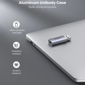 Ugreen 3.5 mm Tek Girişli Harici Ses Kartı