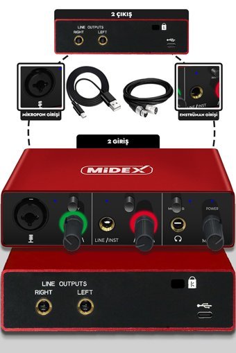 Lastvoice Midex Glx-500 Pro 3.5 mm Ses Kartı