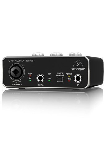 Behringer UM2 3.5 mm Çift Girişli Harici Ses Kartı