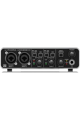 Behringer UMC202HD 3.5 mm 24 Bit Çift Girişli Harici Ses Kartı