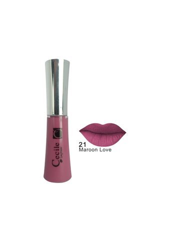 Cecile Long Kisses 21 Dudak Parlatıcısı Maroon Love