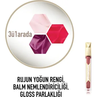 Max Factor Honey Laquer 05 Nemlendiricili Dolgunlaştırıcı Işıltılı Dudak Parlatıcısı Pembe