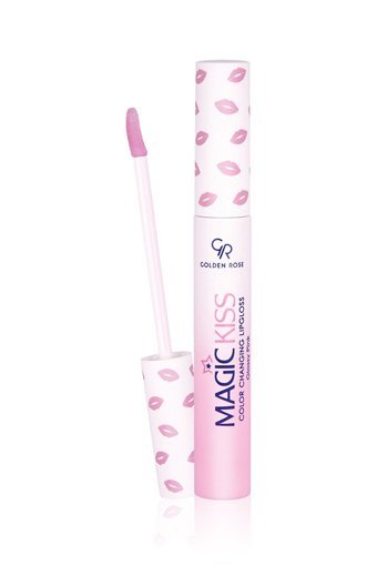 Golden Rose Magic Kiss Color Changing Nemlendiricili Işıltılı Dudak Parlatıcısı Parlak Pembe