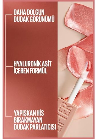 Maybelline New York 006 Reef Nemlendiricili Işıltılı Dudak Parlatıcısı Pembe