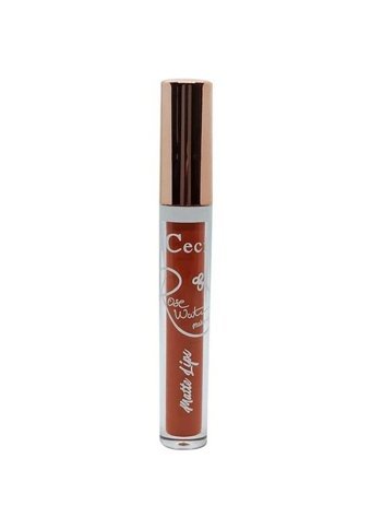 Cecile Rose Water Matte 07 Nemlendiricili Işıltılı Dudak Parlatıcısı Turuncu