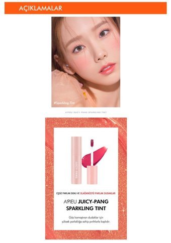 Missha Juicy Pang Tint Apieu Nemlendiricili Dolgunlaştırıcı Işıltılı Dudak Parlatıcısı Fuşya