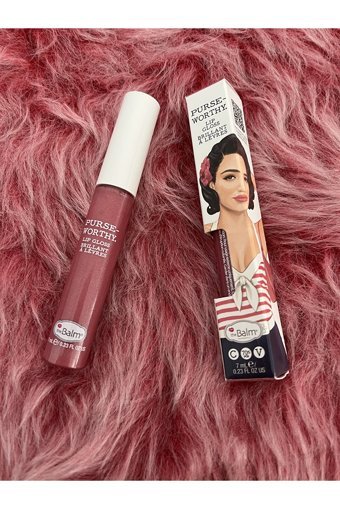 The Balm Purseworthy Nemlendiricili Dolgunlaştırıcı Işıltılı Dudak Parlatıcısı Wristlet