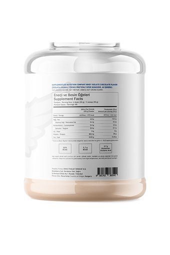 Supplementlercom Whey Isolate Çikolatalı İzole Protein Protein Tozu 2Kg