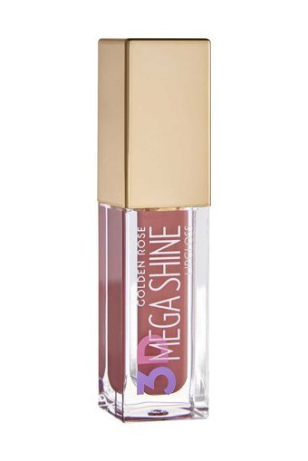 Golden Rose 3D Mega Shine 107 Nemlendiricili Dolgunlaştırıcı Işıltılı Dudak Parlatıcısı Nude Pembe