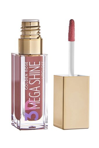 Golden Rose 3D Mega Shine 107 Nemlendiricili Dolgunlaştırıcı Işıltılı Dudak Parlatıcısı Nude Pembe