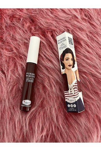 The Balm Purseworthy Nemlendiricili Dolgunlaştırıcı Işıltılı Dudak Parlatıcısı Satchel
