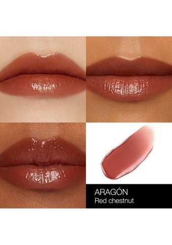 Nars Afterglow Aragon Nemlendiricili Dolgunlaştırıcı Işıltılı Dudak Parlatıcısı Pembe