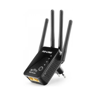 Pix-Link LV-WR16 2.4 Ghz 300 Mbps Kablosuz İç Mekan Priz Router Access Point Repeater