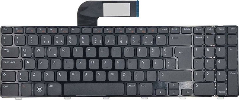 İnfostar Dell Inspiron N5110 ile Uyumlu Notebook Klavyesi - Siyah - TR