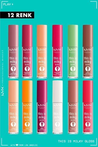 Nyx Professional Makeup This Is Milky Nemlendiricili Işıltılı Dudak Parlatıcısı Pembe