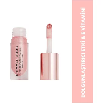 Revolution Shimmer Bomb Nemlendiricili Dudak Parlatıcısı Pembe