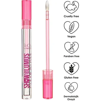 Pastel Show Your Lumos Clear Gloss Nemlendiricili Işıltılı Dudak Parlatıcısı Şeffaf