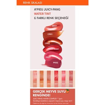 Missha Juicy & Pang Nemlendiricili Dolgunlaştırıcı Işıltılı Dudak Parlatıcısı Şeffaf