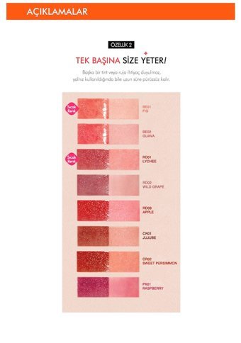 Missha Juicy Pang Tint Apieu Nemlendiricili Dolgunlaştırıcı Işıltılı Dudak Parlatıcısı Turuncu