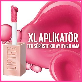 Maybelline New York Lifter Gloss 22 Peach Ring Nemlendiricili Dolgunlaştırıcı Işıltılı Dudak Parlatıcısı Pembe