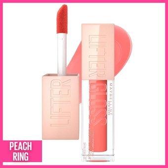 Maybelline New York Lifter Gloss 22 Peach Ring Nemlendiricili Dolgunlaştırıcı Işıltılı Dudak Parlatıcısı Pembe