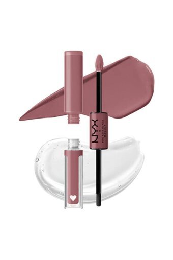Nyx Professional Makeup Shine Over Nemlendiricili Işıltılı Dudak Parlatıcısı Bordo