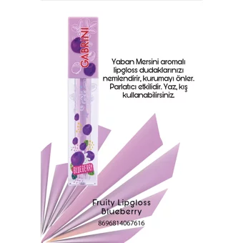 Gabrini Fruity Lipgloss Nemlendiricili Dudak Parlatıcısı Pembe