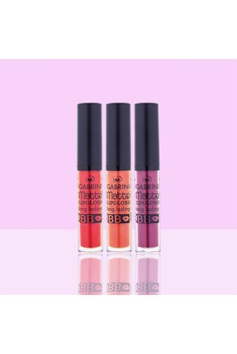 Gabrini Matte 02 Nemlendiricili Dudak Parlatıcısı Pembe