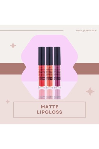 Gabrini Matte 02 Nemlendiricili Dudak Parlatıcısı Pembe