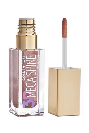 Golden Rose 3D Mega Shine 119 Nemlendiricili Dolgunlaştırıcı Işıltılı Dudak Parlatıcısı Bej Mürdüm