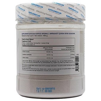 Supplementlercom Bcaa 2:1:1 Karpuzlu Vegan Protein Tozu 480 Gr