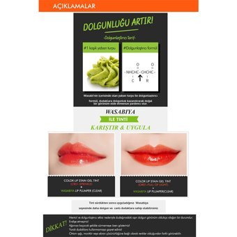 Missha A'Pıeu Wasabiya Lip Plumper Nemlendiricili Dolgunlaştırıcı Işıltılı Dudak Parlatıcısı Yeşil