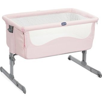 Chicco Next2me Dikdörtgen Tekerlekli Yataklı Sallanan Anne Yanı Beşik Pembe