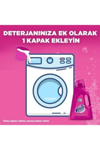 Vanish Oxi Action Sıvı Leke Çıkarıcı 3 lt