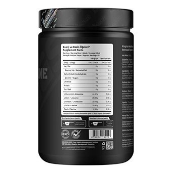 Kingsize Bcaa + Glutamine Powder Yeşil Elmalı Vegan Protein Tozu 1 Kg