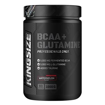 Kingsize Bcaa + Glutamine Powder Yeşil Elmalı Vegan Protein Tozu 1 Kg