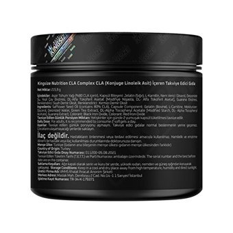 Kingsize Cla Complex Aromasız Vegan Protein Tozu 180 Kapsül