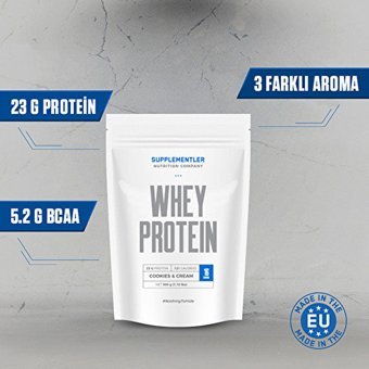 Supplementlercom Muzlu Whey Protein Protein Tozu 500 Gr