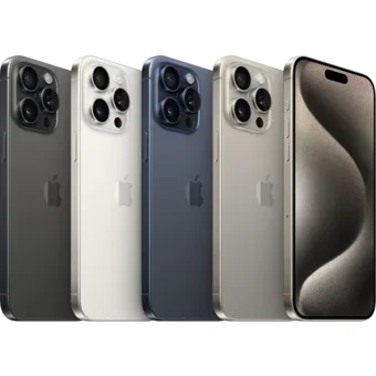 Apple iPhone 15 Pro 256 Gb Hafıza 6.1 İnç 48 MP Çift Hatlı Oled Ekran Ios 17 Akıllı Cep Telefonu Siyah Titanyum