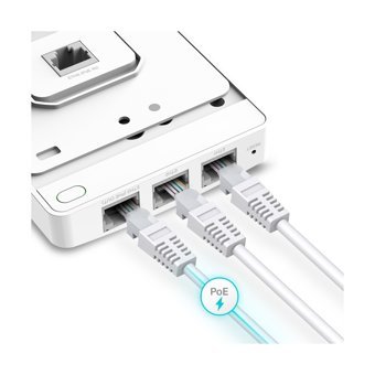 Tp-Link EAP615-WALL AX1800 2.4 Ghz - 5 Ghz 574 Mbps - 1201 Mbps Kablosuz Dual Band İç Mekan Duvar Tipi Access Point