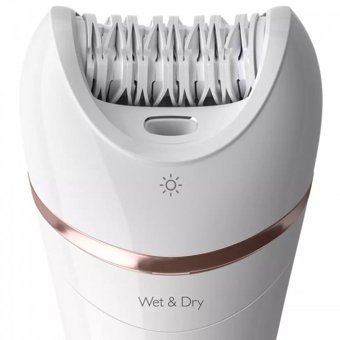 Philips 8000 Serisi BRE730/05 Genital Bölge Koltuk Altı Bacak İçin 32 Cımbızlı Kablosuz Işıklı Epilasyon Aleti Rose Gold