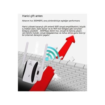 Uboovh 300 Mbps Kablosuz İç Mekan Priz Access Point