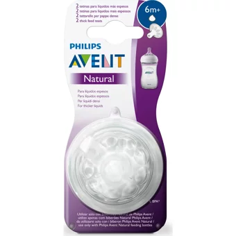 Philips Avent Natural Scf046/27 Silikon 6-12 Ay Yoğun Akışlı Ekstra Geniş Ağızlı Biberon Emziği