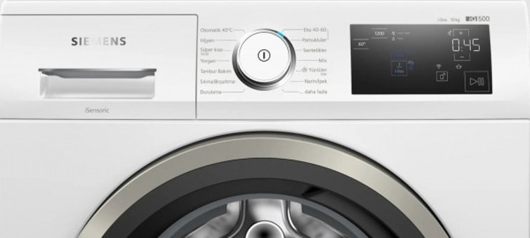 Siemens WA12LPH0TR 10 kg 1200 Devir A Beyaz Çamaşır Makinesi