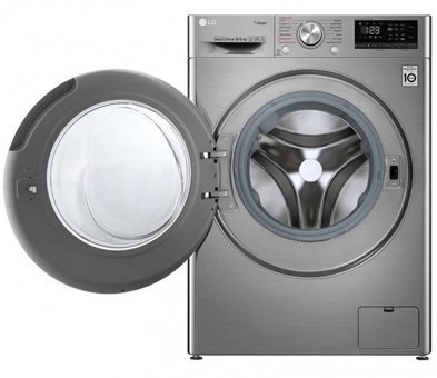LG F4V3VRWKPE 9 kg 1400 Devir E Gri Kurutmalı Çamaşır Makinesi