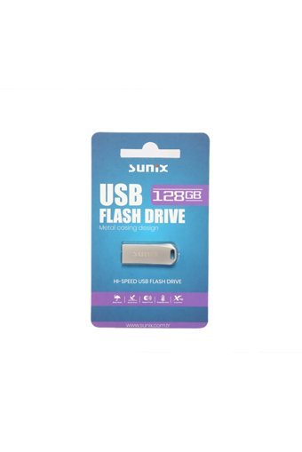 Sunix Şifreli USB 2.0 Type A 128 GB Flash Bellek Metal