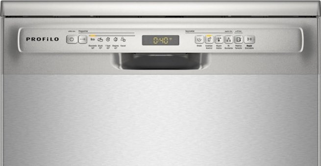 Profilo BMS481E3 5 Programlı D Enerji Sınıfı 13 Kişilik İnox Solo Bulaşık Makinesi