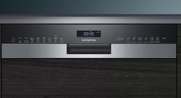 Siemens SN55ES80KT 8 Programlı C Enerji Sınıfı 12 Kişilik Gri Ankastre Bulaşık Makinesi